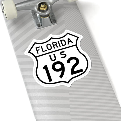 US 192 Florida 1948 (Florida) (Road Sign) STICKER Vinyl Kiss-Cut Decal - The Sticker Space