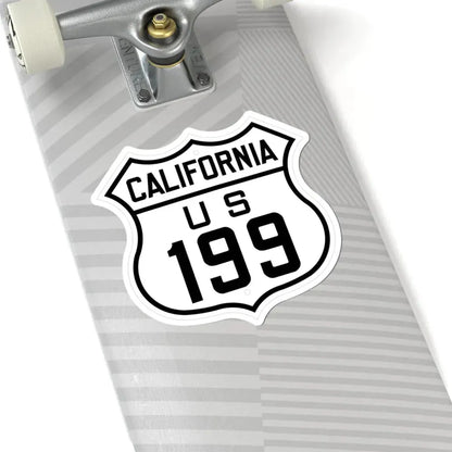 US 199 California 1926 (California) (Road Sign) STICKER Vinyl Kiss-Cut Decal - The Sticker Space