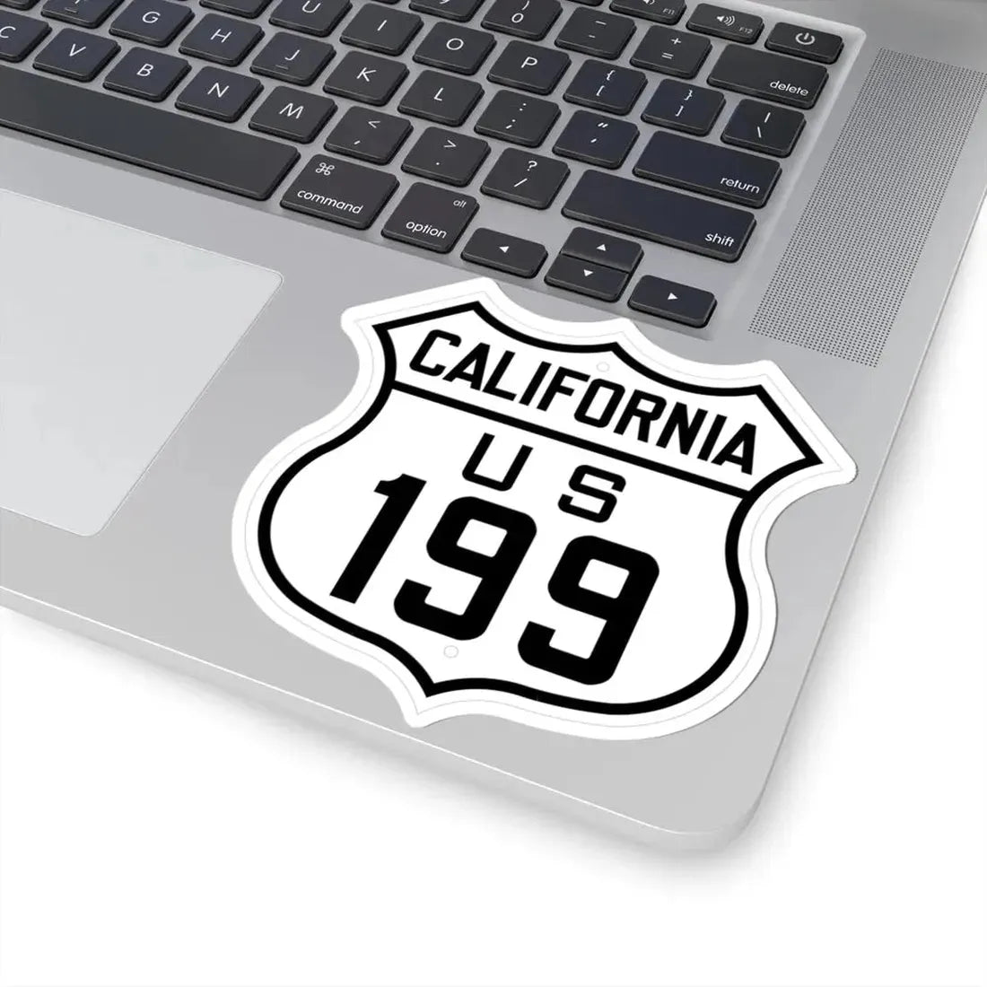 US 199 California 1926 (California) (Road Sign) STICKER Vinyl Kiss-Cut Decal - The Sticker Space
