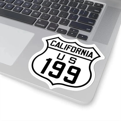 US 199 California 1926 (California) (Road Sign) STICKER Vinyl Kiss-Cut Decal - The Sticker Space