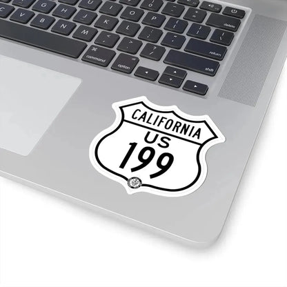 US 199 California 1948 (California) (Road Sign) STICKER Vinyl Kiss-Cut Decal - The Sticker Space