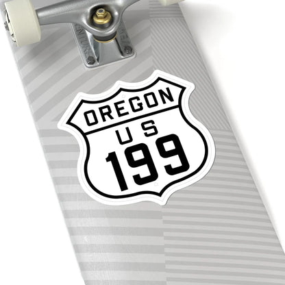 US 199 Oregon 1926 (Oregon) (Road Sign) STICKER Vinyl Kiss-Cut Decal - The Sticker Space
