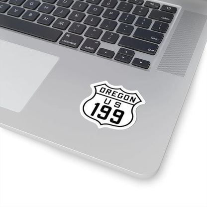US 199 Oregon 1926 (Oregon) (Road Sign) STICKER Vinyl Kiss-Cut Decal - The Sticker Space