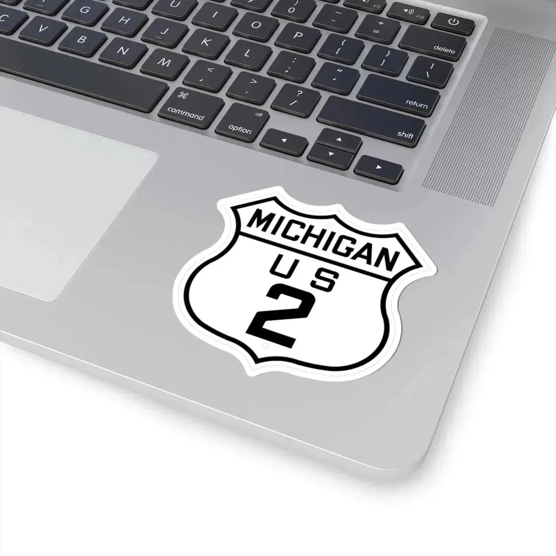 US 2 Michigan 1926 (Michigan) (Road Sign) STICKER Vinyl Kiss-Cut Decal - The Sticker Space