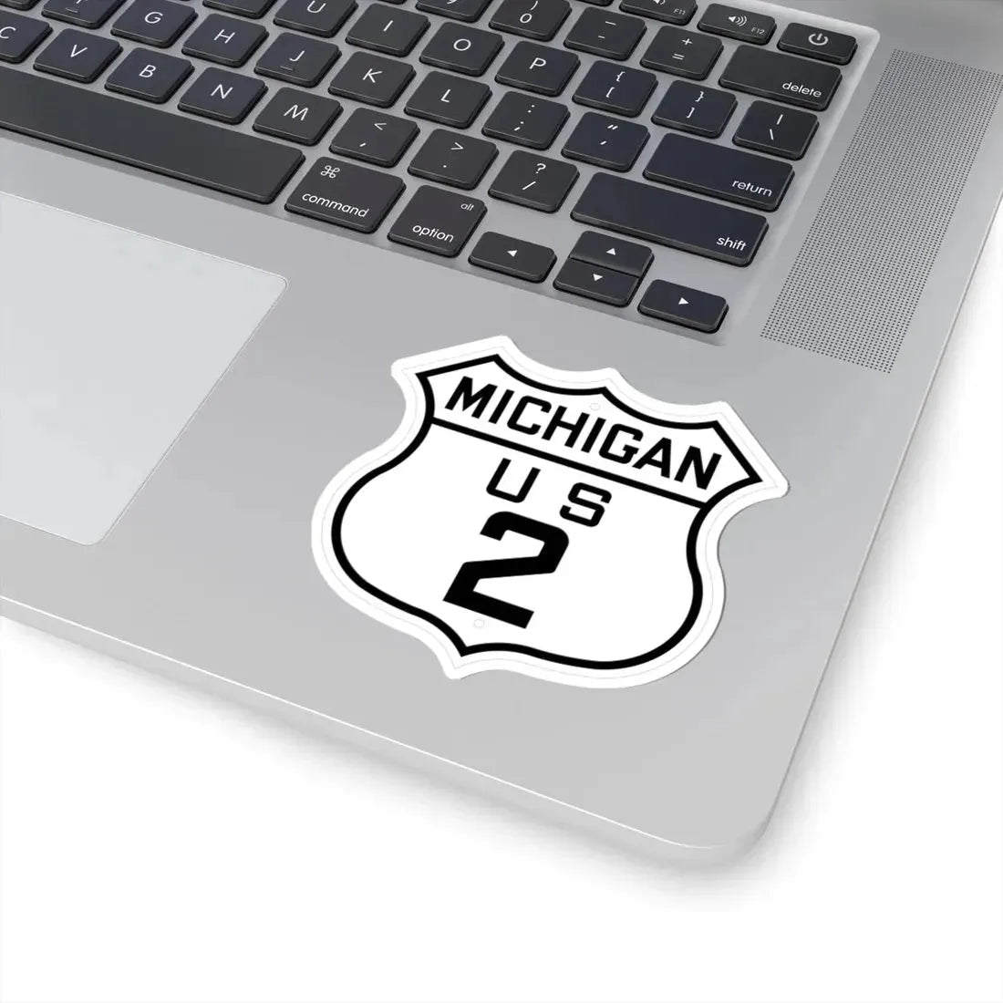 US 2 Michigan 1926 (Michigan) (Road Sign) STICKER Vinyl Kiss-Cut Decal - The Sticker Space