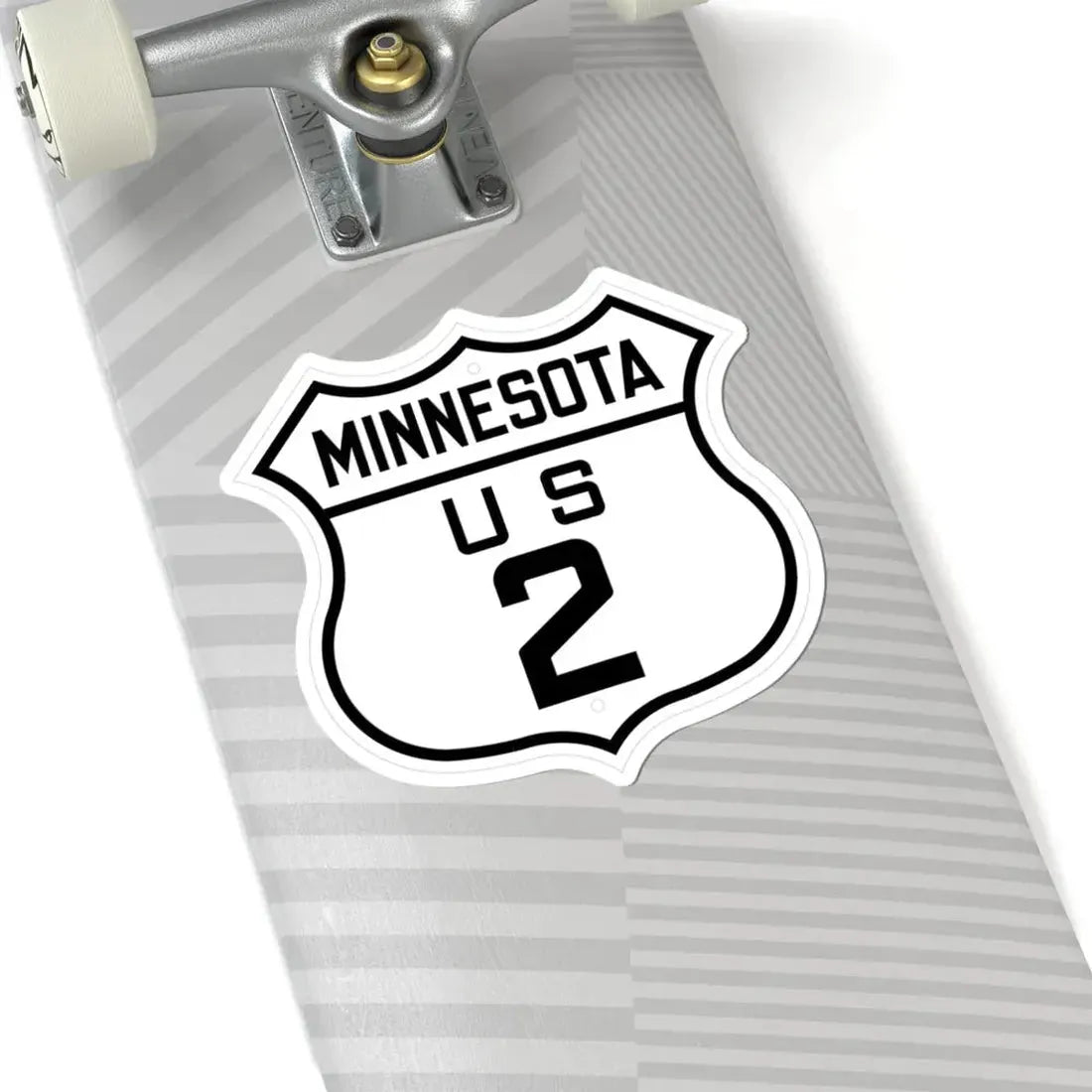 US 2 Minnesota 1926 (Minnesota) (Road Sign) STICKER Vinyl Kiss-Cut Decal - The Sticker Space