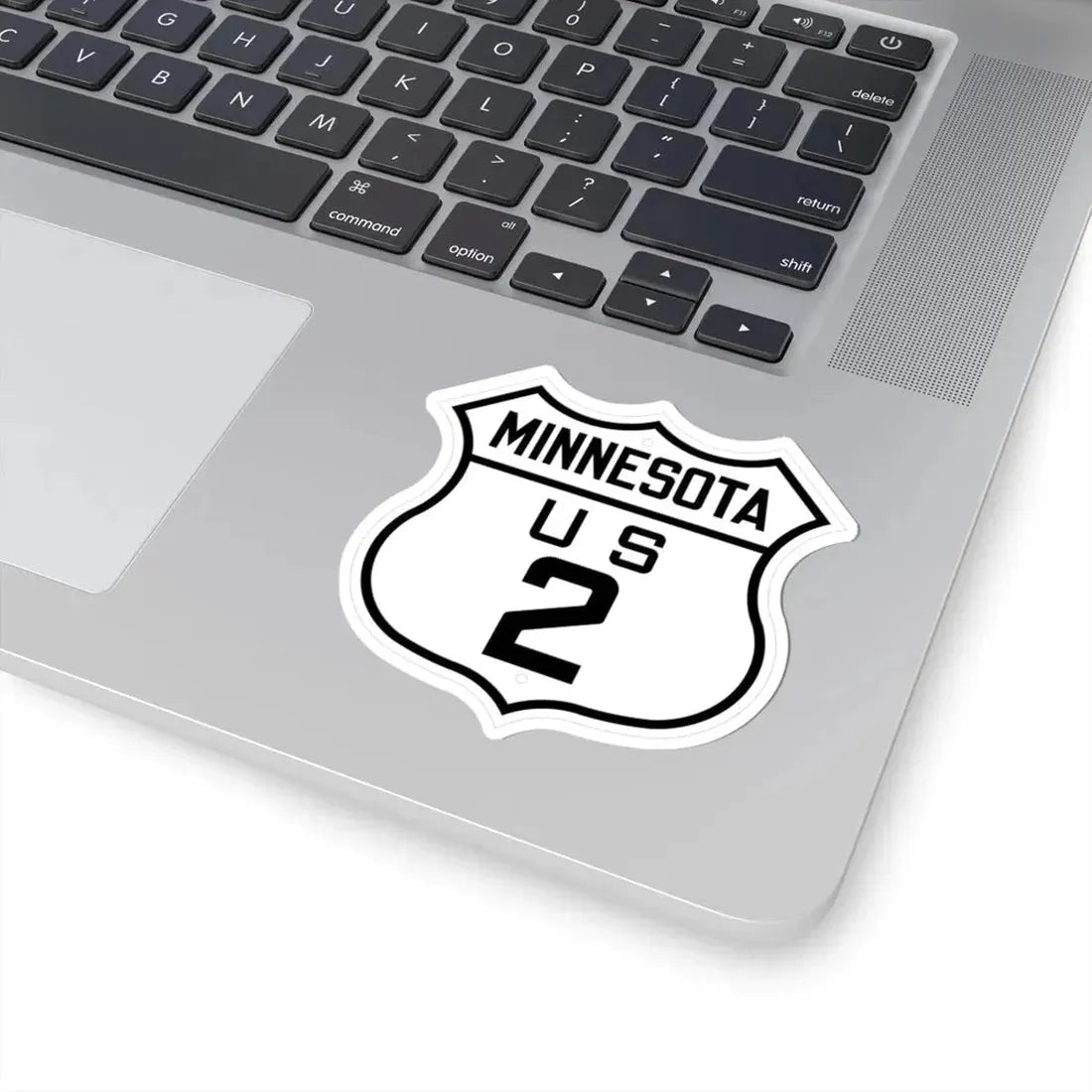 US 2 Minnesota 1926 (Minnesota) (Road Sign) STICKER Vinyl Kiss-Cut Decal - The Sticker Space