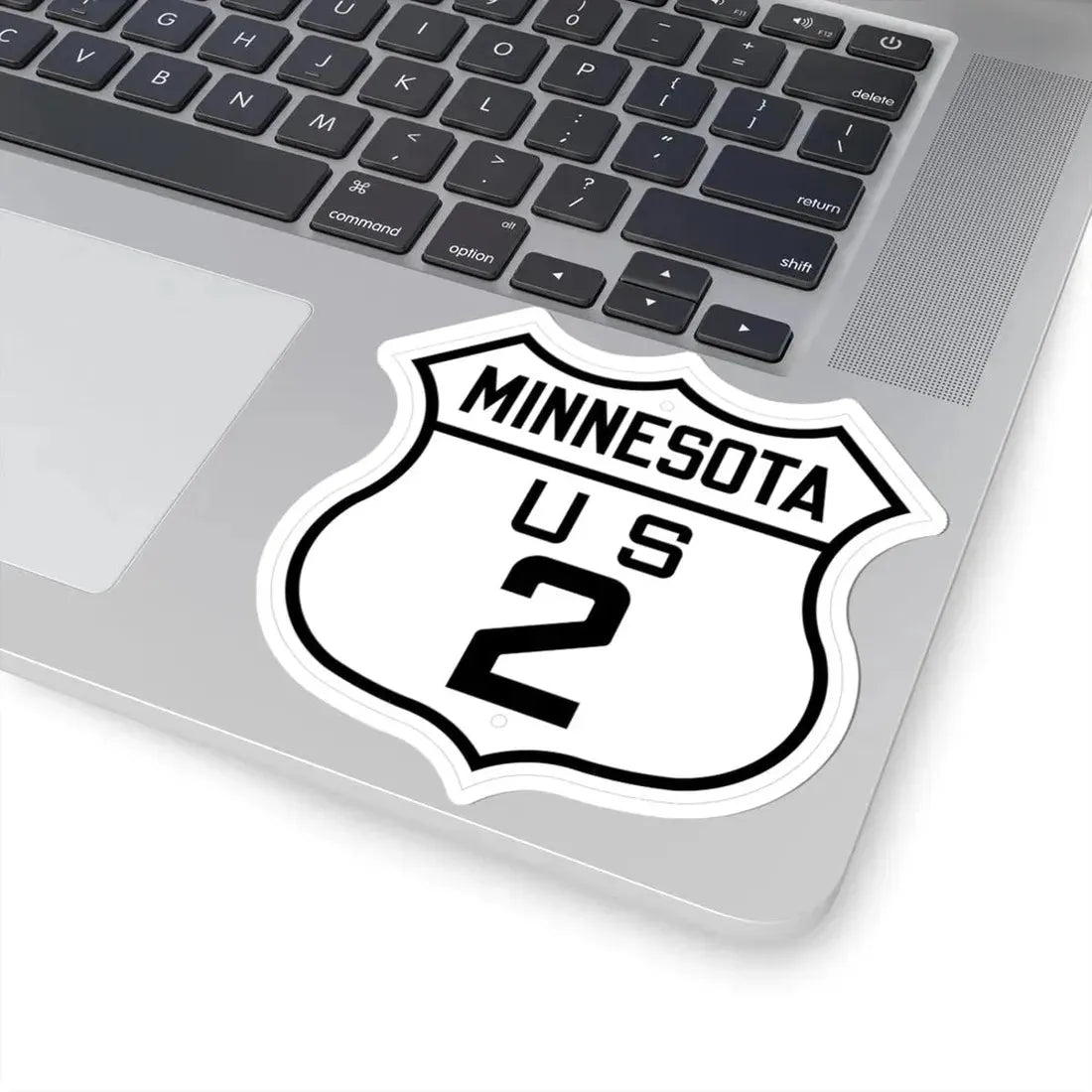 US 2 Minnesota 1926 (Minnesota) (Road Sign) STICKER Vinyl Kiss-Cut Decal - The Sticker Space