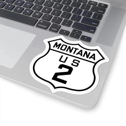 US 2 Montana 1926 (Montana) (Road Sign) STICKER Vinyl Kiss-Cut Decal - The Sticker Space