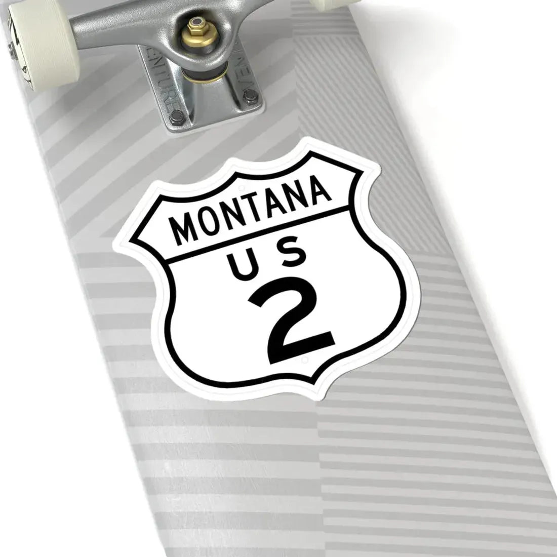 US 2 Montana 1948 (Montana) (Road Sign) STICKER Vinyl Kiss-Cut Decal - The Sticker Space