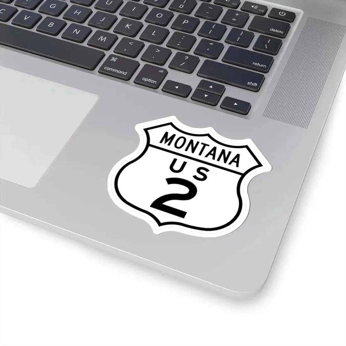 US 2 Montana 1948 (Montana) (Road Sign) STICKER Vinyl Kiss-Cut Decal - The Sticker Space