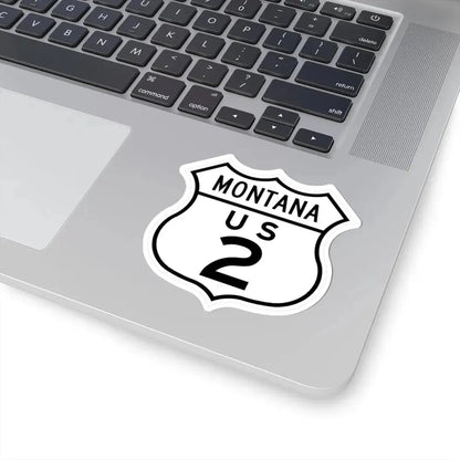 US 2 Montana 1948 (Montana) (Road Sign) STICKER Vinyl Kiss-Cut Decal - The Sticker Space