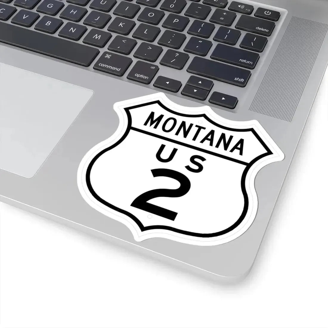 US 2 Montana 1948 (Montana) (Road Sign) STICKER Vinyl Kiss-Cut Decal - The Sticker Space
