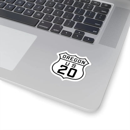 US 20 Oregon 1926 (Oregon) (Road Sign) STICKER Vinyl Kiss-Cut Decal - The Sticker Space