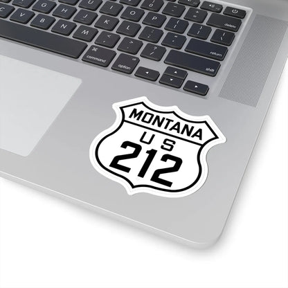 US 212 Montana 1926 (Montana) (Road Sign) STICKER Vinyl Kiss-Cut Decal - The Sticker Space