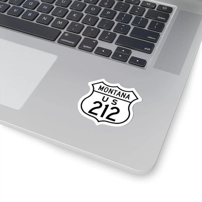 US 212 Montana 1948 (Montana) (Road Sign) STICKER Vinyl Kiss-Cut Decal - The Sticker Space