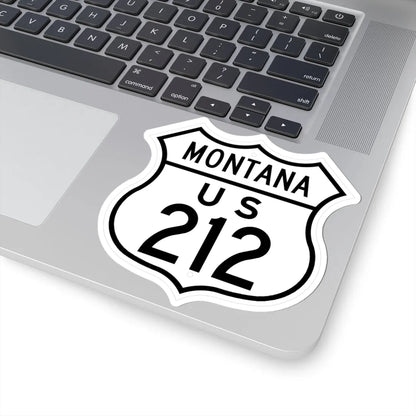 US 212 Montana 1948 (Montana) (Road Sign) STICKER Vinyl Kiss-Cut Decal - The Sticker Space
