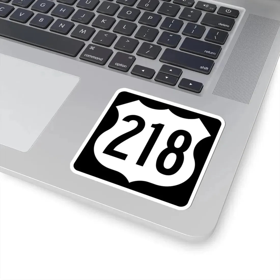 US 218 IA (Iowa) (Road Sign) STICKER Vinyl Kiss-Cut Decal - The Sticker Space