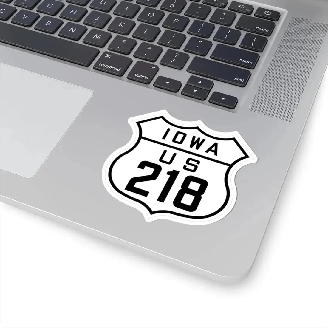 US 218 Iowa 1926 (Iowa) (Road Sign) STICKER Vinyl Kiss-Cut Decal - The Sticker Space