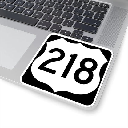 US 218 MN (Minnesota) (Road Sign) STICKER Vinyl Kiss-Cut Decal - The Sticker Space