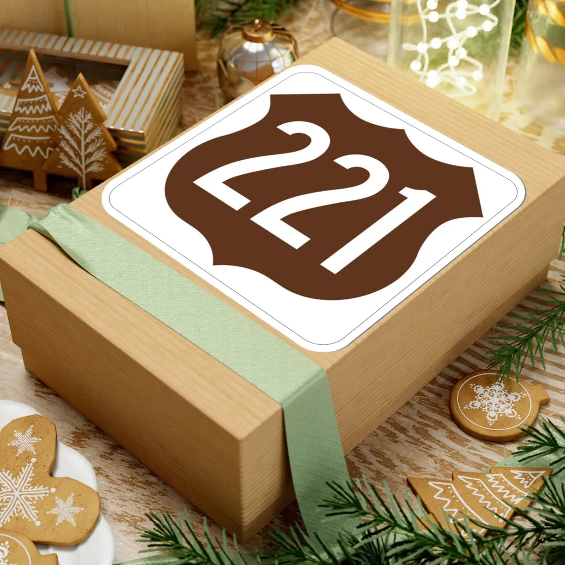 US 221 FL (Florida) (Road Sign) STICKER Vinyl Kiss-Cut Decal - The Sticker Space