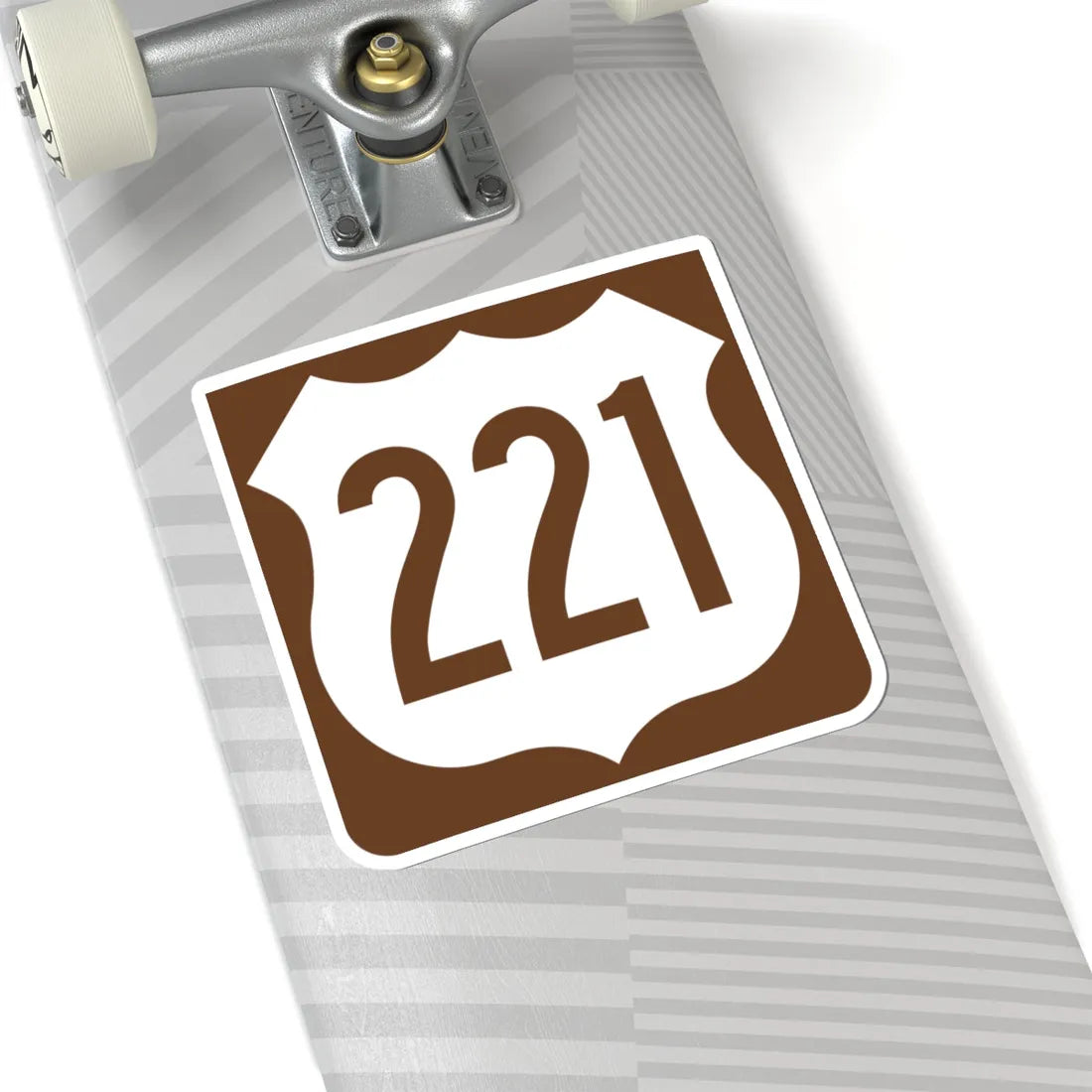 US 221 FL reversed (Florida) (Road Sign) STICKER Vinyl Kiss-Cut Decal - The Sticker Space