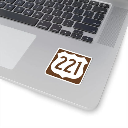 US 221 FL reversed (Florida) (Road Sign) STICKER Vinyl Kiss-Cut Decal - The Sticker Space