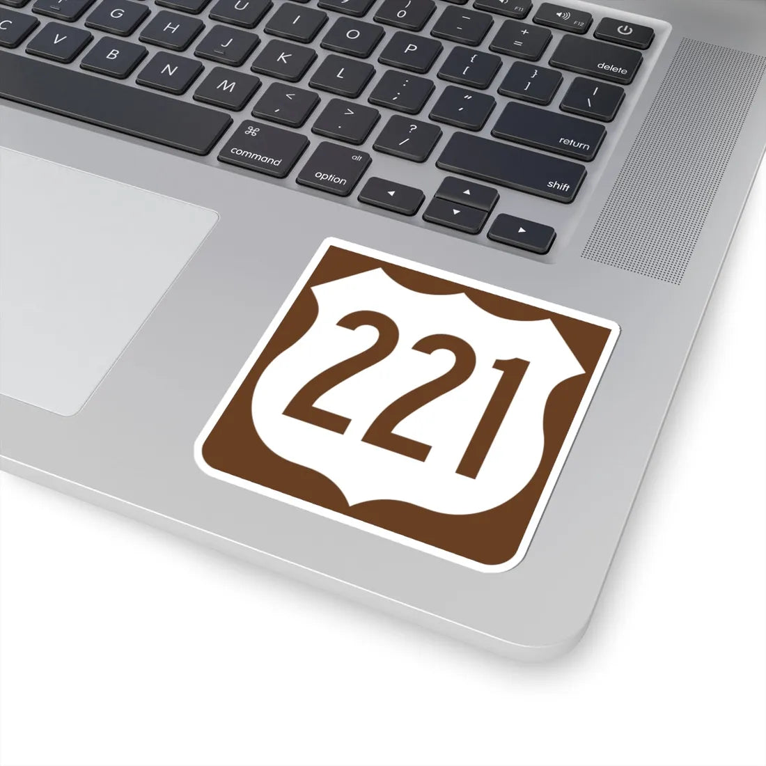 US 221 FL reversed (Florida) (Road Sign) STICKER Vinyl Kiss-Cut Decal - The Sticker Space