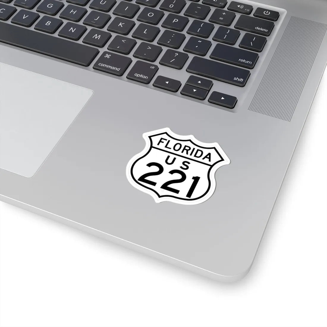 US 221 Florida 1948 (Florida) (Road Sign) STICKER Vinyl Kiss-Cut Decal - The Sticker Space