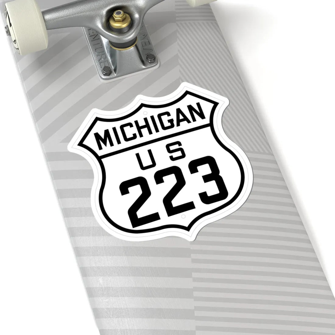 US 223 Michigan 1926 (Michigan) (Road Sign) STICKER Vinyl Kiss-Cut Decal - The Sticker Space