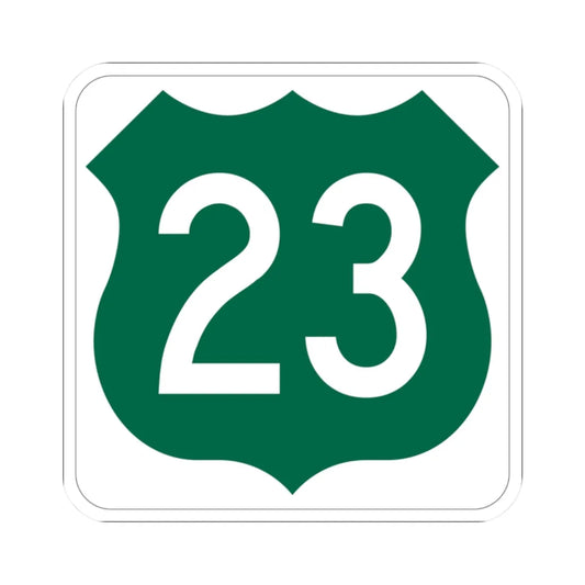 US 23 FL (Florida) (Road Sign) STICKER Vinyl Kiss-Cut Decal 2 Inch White - The Sticker Space