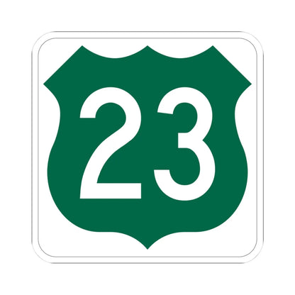 US 23 FL (Florida) (Road Sign) STICKER Vinyl Kiss-Cut Decal 3 Inch White - The Sticker Space