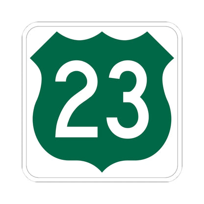 US 23 FL (Florida) (Road Sign) STICKER Vinyl Kiss-Cut Decal 4 Inch White - The Sticker Space