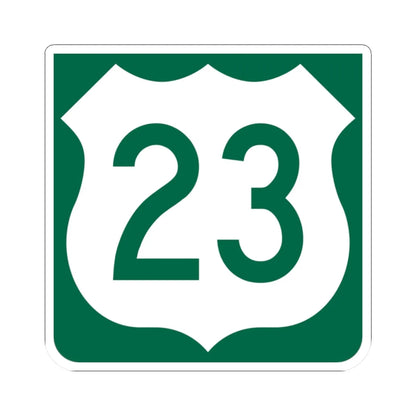 US 23 FL reversed (Florida) (Road Sign) STICKER Vinyl Kiss-Cut Decal 2 Inch White - The Sticker Space