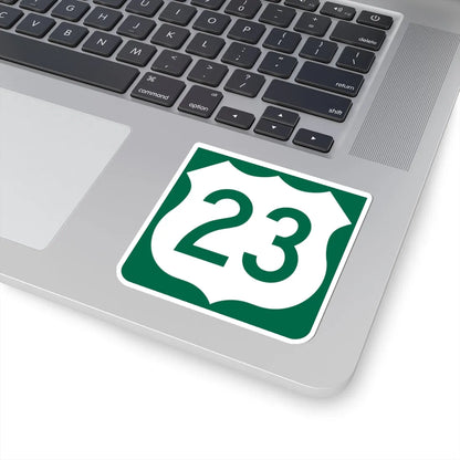 US 23 FL reversed (Florida) (Road Sign) STICKER Vinyl Kiss-Cut Decal - The Sticker Space