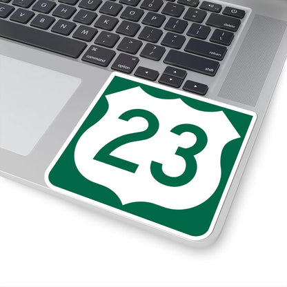 US 23 FL reversed (Florida) (Road Sign) STICKER Vinyl Kiss-Cut Decal - The Sticker Space
