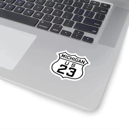 US 23 Michigan 1926 (Michigan) (Road Sign) STICKER Vinyl Kiss-Cut Decal - The Sticker Space