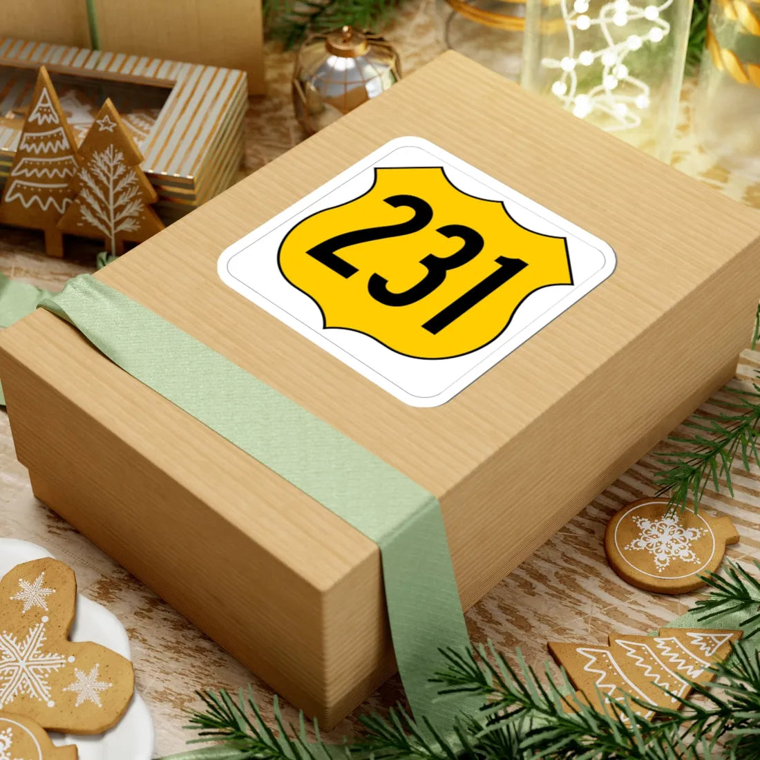 US 231 FL (Florida) (Road Sign) STICKER Vinyl Kiss-Cut Decal - The Sticker Space