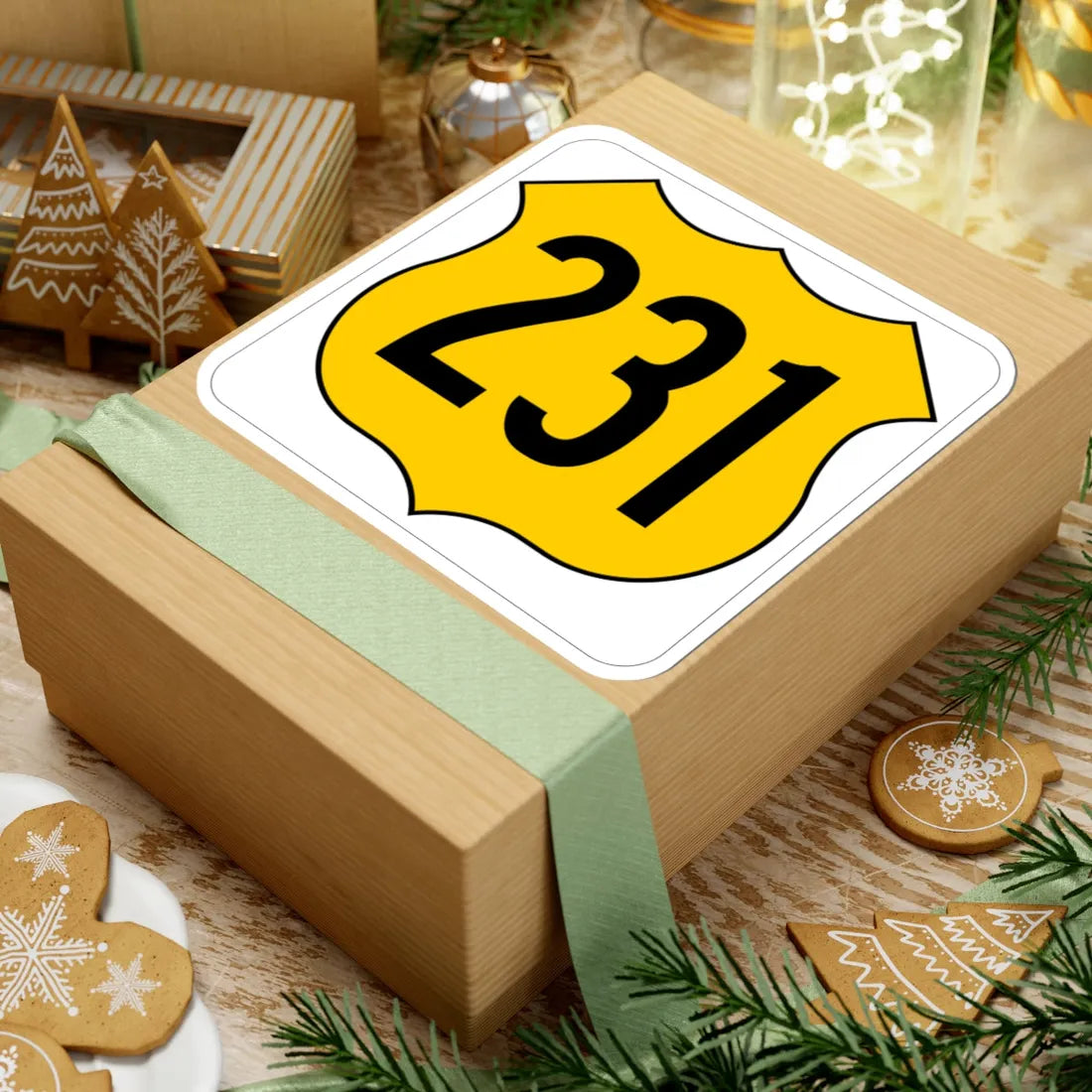 US 231 FL (Florida) (Road Sign) STICKER Vinyl Kiss-Cut Decal - The Sticker Space