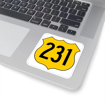 US 231 FL (Florida) (Road Sign) STICKER Vinyl Kiss-Cut Decal - The Sticker Space