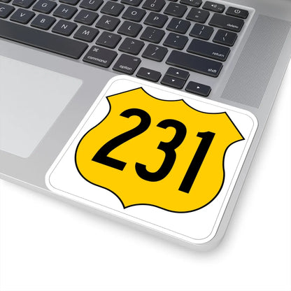 US 231 FL (Florida) (Road Sign) STICKER Vinyl Kiss-Cut Decal - The Sticker Space