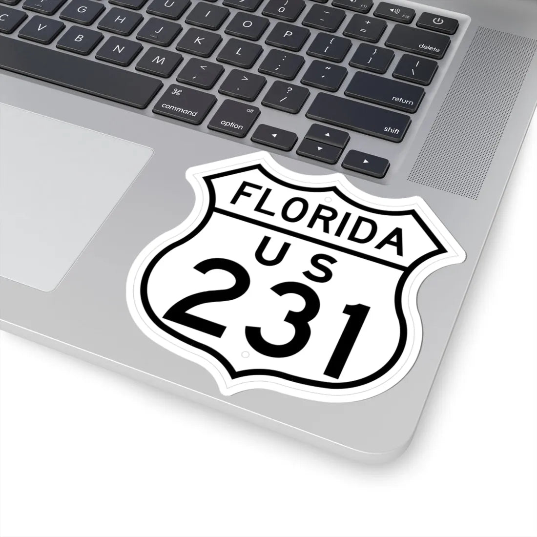 US 231 Florida 1948 (Florida) (Road Sign) STICKER Vinyl Kiss-Cut Decal - The Sticker Space