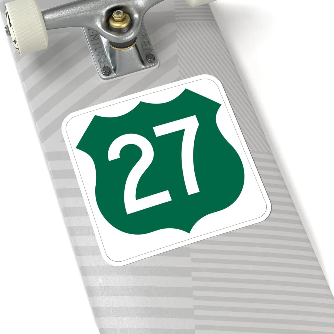 US 27 FL (Florida) (Road Sign) STICKER Vinyl Kiss-Cut Decal - The Sticker Space