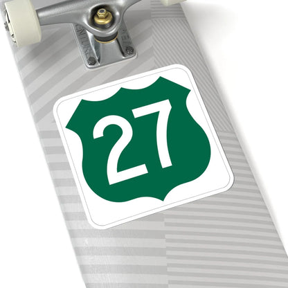 US 27 FL (Florida) (Road Sign) STICKER Vinyl Kiss-Cut Decal - The Sticker Space