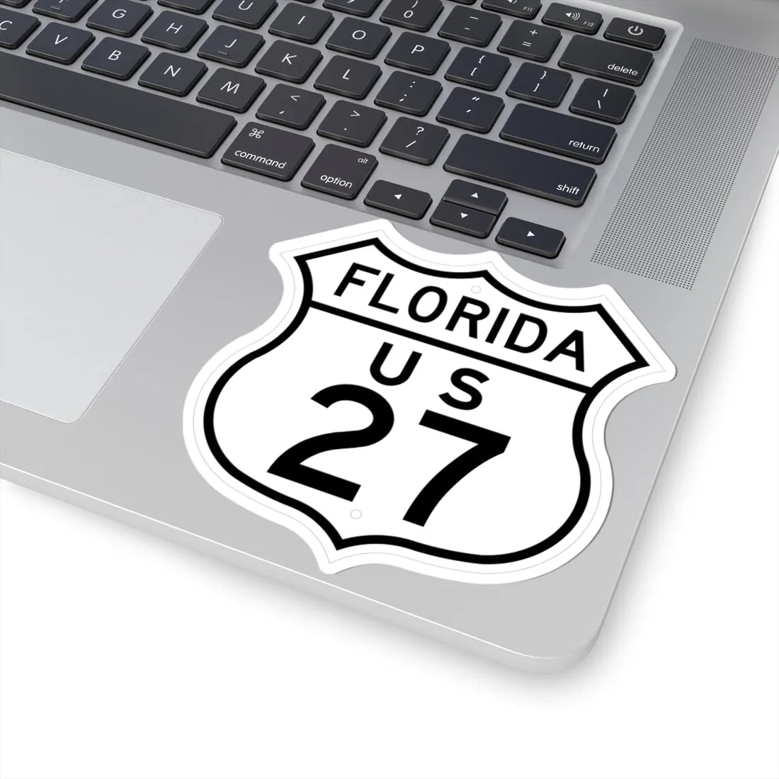 US 27 Florida 1948 (Florida) (Road Sign) STICKER Vinyl Kiss-Cut Decal - The Sticker Space