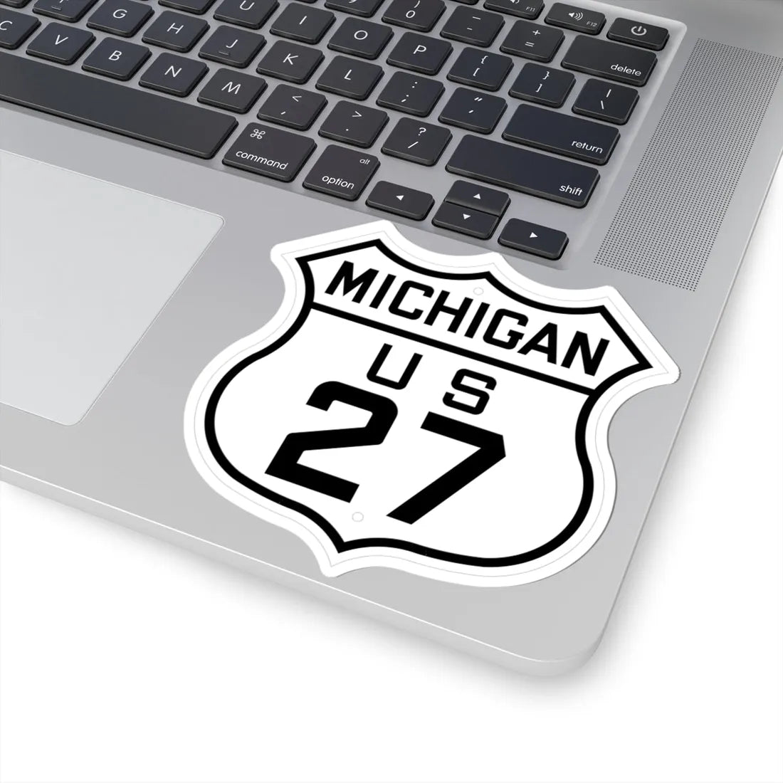 US 27 Michigan 1926 (Michigan) (Road Sign) STICKER Vinyl Kiss-Cut Decal - The Sticker Space