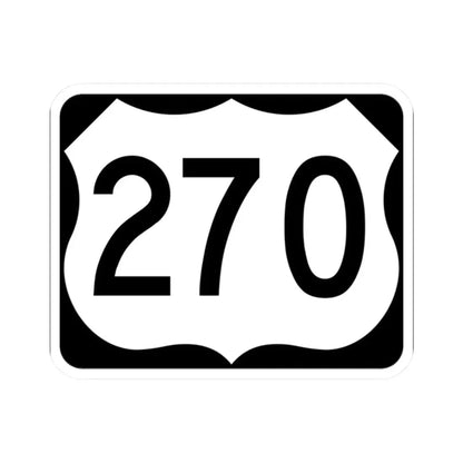 US 270 AR (Arkansas) (Road Sign) STICKER Vinyl Kiss-Cut Decal 2 Inch White - The Sticker Space