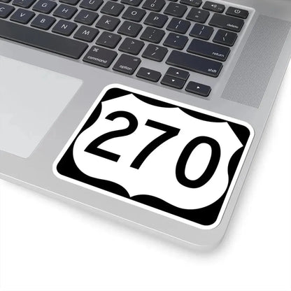 US 270 AR (Arkansas) (Road Sign) STICKER Vinyl Kiss-Cut Decal - The Sticker Space