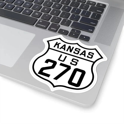 US 270 Kansas 1926 (Kansas) (Road Sign) STICKER Vinyl Kiss-Cut Decal - The Sticker Space