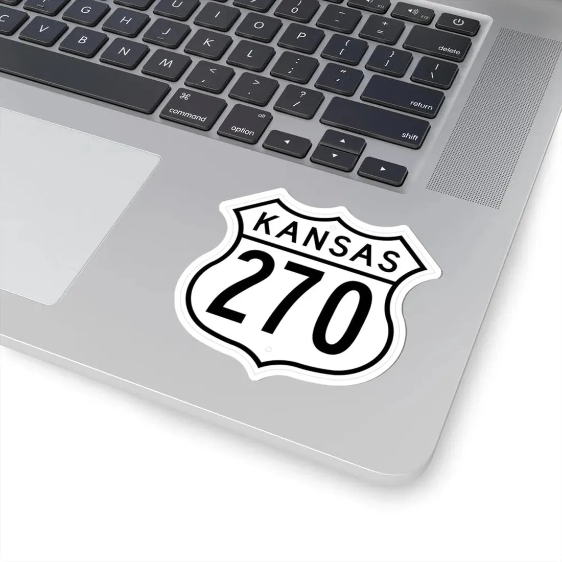 US 270 Kansas 1962 (Kansas) (Road Sign) STICKER Vinyl Kiss-Cut Decal - The Sticker Space
